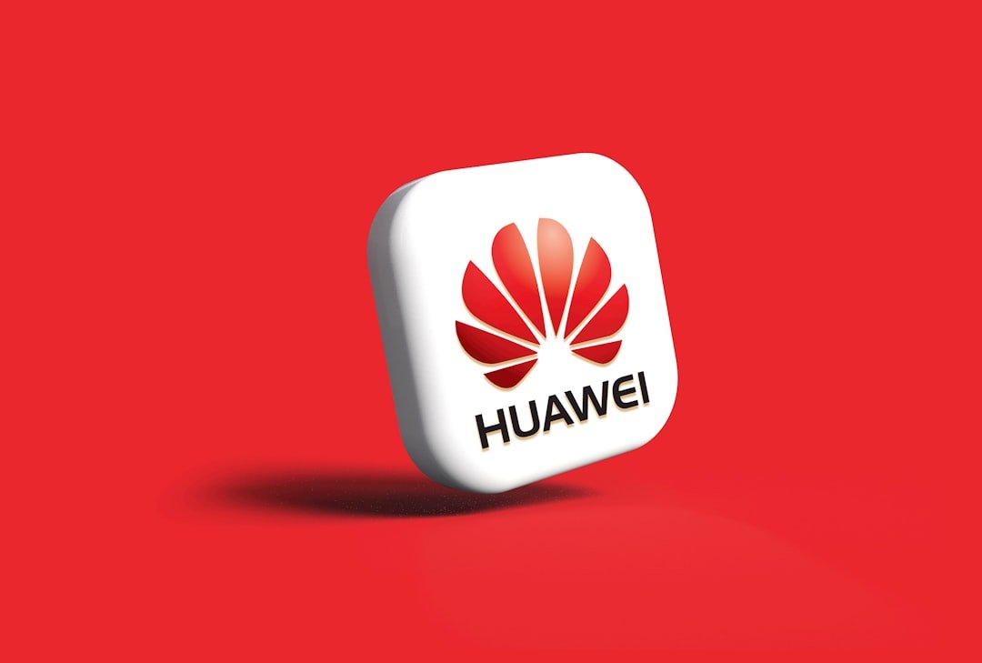 Huawei's Stunning Wi-Fi 7 Router: A Game-Changer the logo of the company on a red background