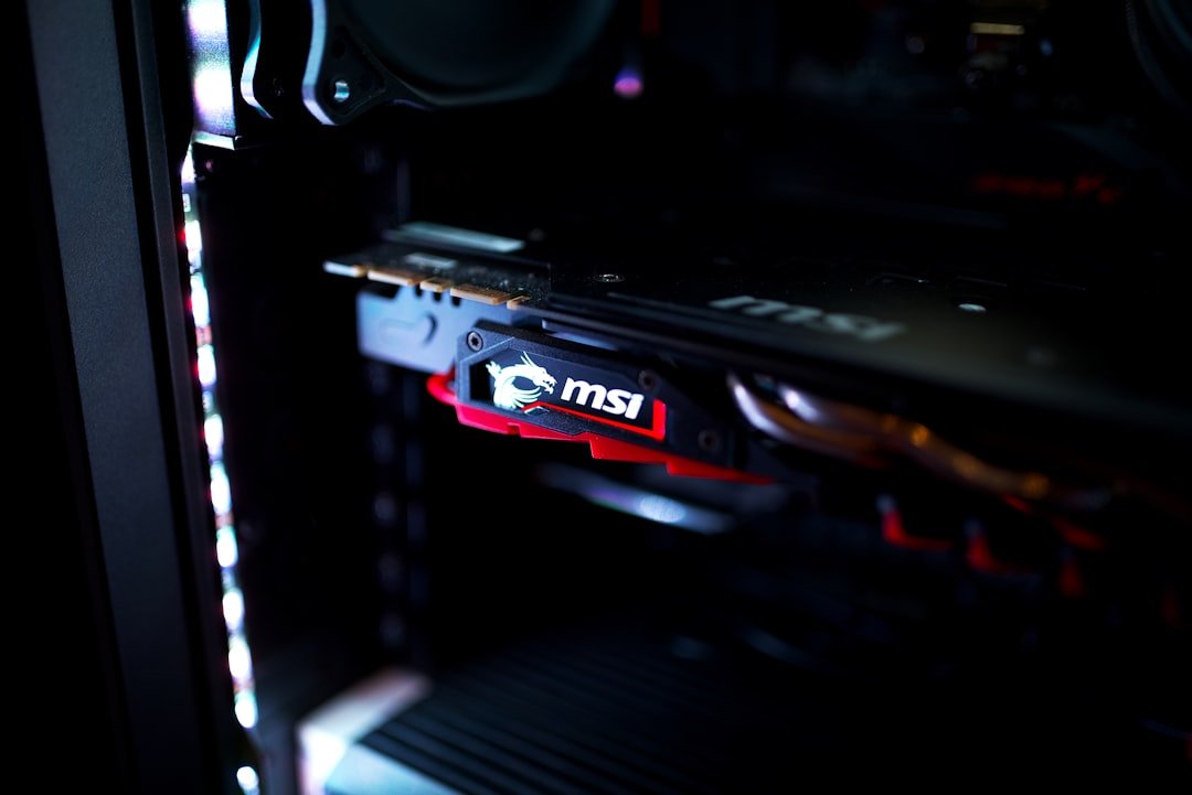 Save $800 on MSI RTX 5070 Gaming PC - Unmissable Deal! a close up of the inside of a computer case
