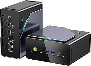 GMKtec K12 Gaming Mini PC Oculink AMD Ryzen 7 H 255 (Upgraded 8745HS) 32GB DDR5 RAM 512GB SSD, Desktop Computer Radeon 780M Graphics, 3X M.2 2280 Storage Expansion, Dual NIC 2.5G, HDMI 2.1, USB4 — Amazon alternative